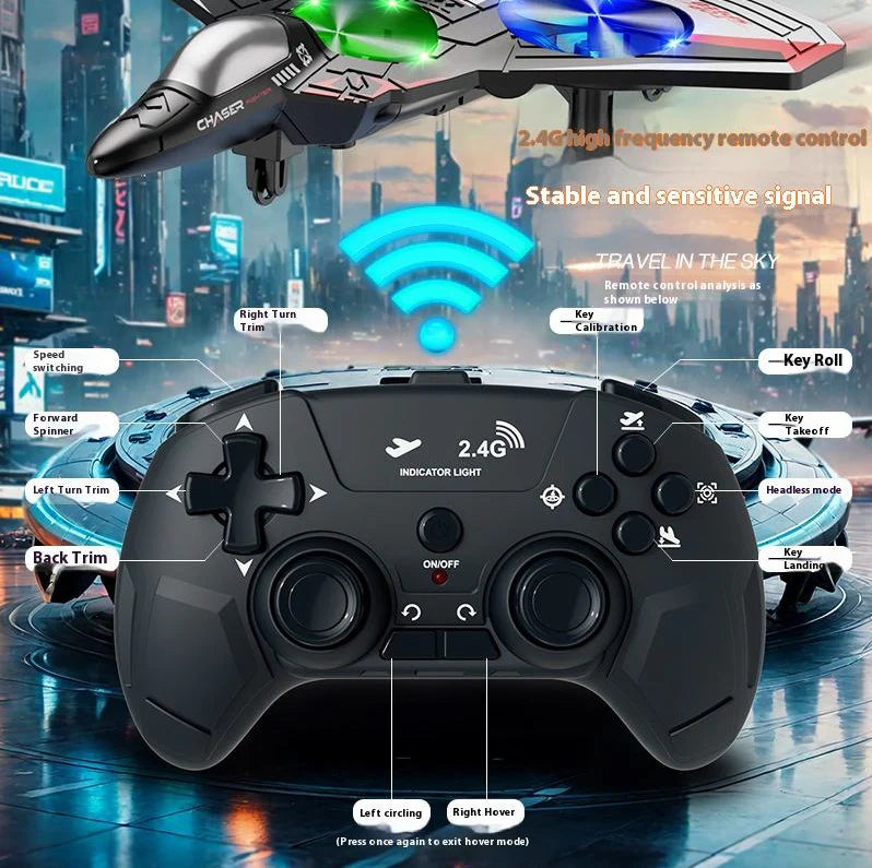 2.4GHz RC Fighter Drone Aircraft Model ⭐⭐⭐⭐⭐(4.8/5)