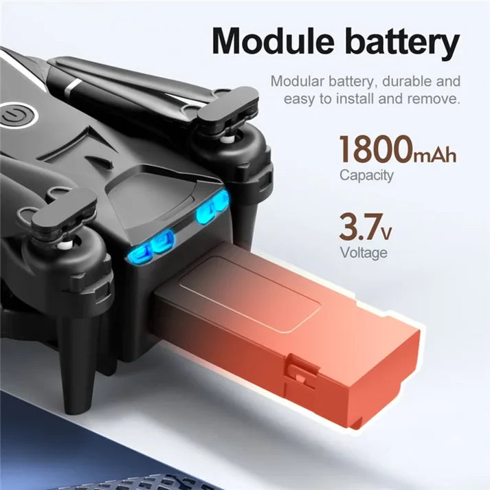 V88 HD Dual Camera Aerial Photo RC Drone 2.4GHz Folding 4CH Aircraft with Headless Mode, Single Battery. ⭐⭐⭐⭐⭐(4.9/5)