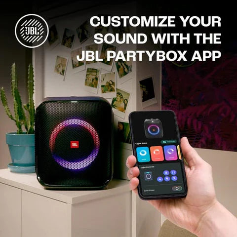 JBL PartyBox Encore Essential Bluetooth Party Speaker with JBL Pro Sound, IPX4 Splash proof, 100 Watt RMS Microphone Input High.⭐⭐⭐⭐⭐ (4.9/5)